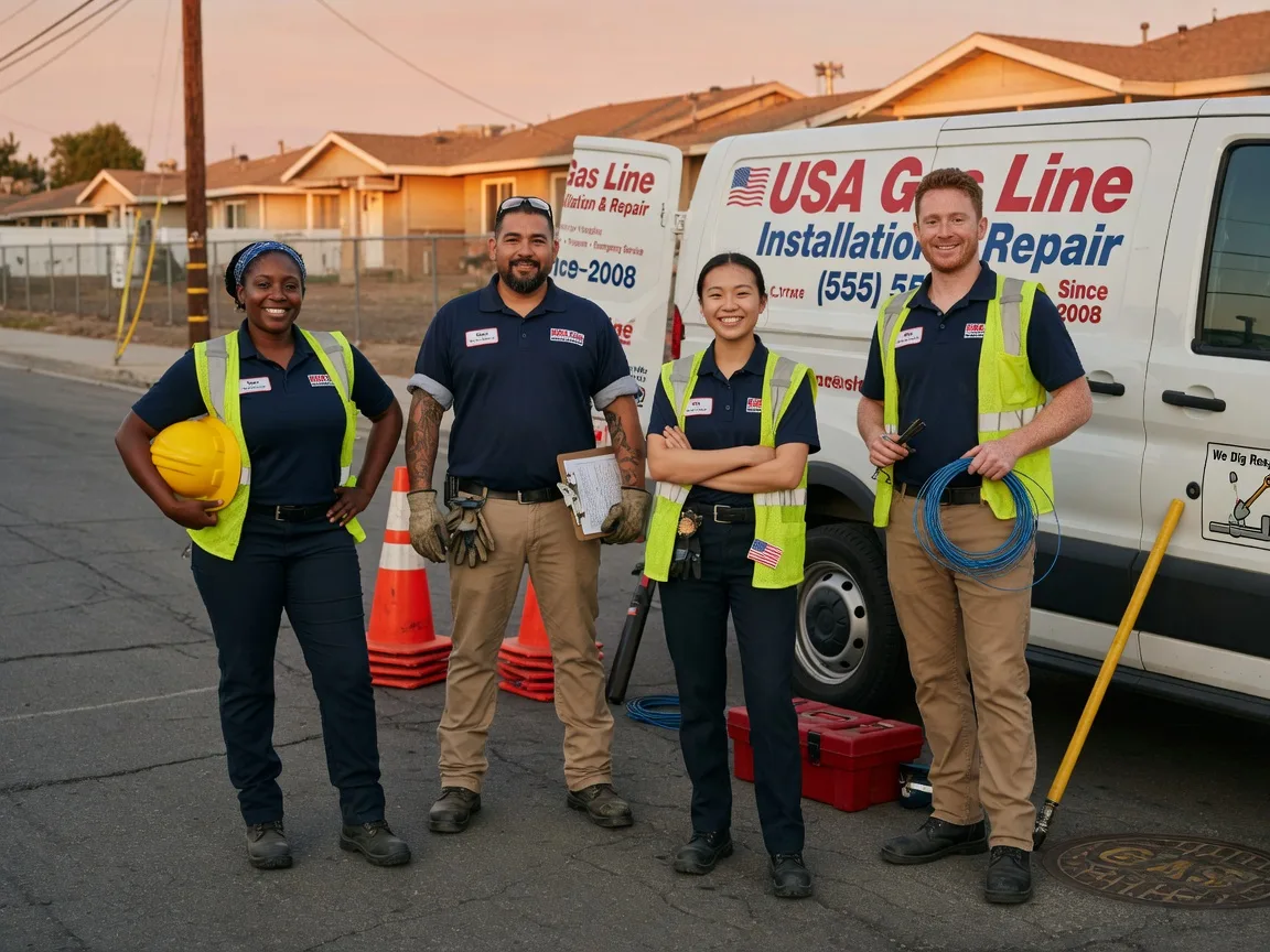 Gas Line Installation company in Reddick, IL